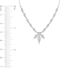 Thumbnail Image 1 of Previously Owned - Enchanted Disney Elsa 1/5 CT. T.W. Diamond Snowflake Necklace in 10K White Gold