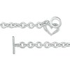 Thumbnail Image 2 of Previously Owned - The Kindred Heart from Vera Wang Love Collection 1/10 CT. T.W. Diamond Bracelet in Sterling Silver