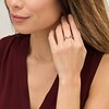 Thumbnail Image 2 of Previously Owned - 1/8 CT. T.W. Diamond Heart Frame Promise Ring in 10K Rose Gold