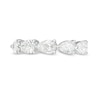 Thumbnail Image 3 of Previously Owned - Vera Wang Love Collection 1-1/2 CT. T.W. Pear-Shaped Diamond Band in 14K White Gold (I/SI2)