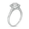 Thumbnail Image 3 of Previously Owned - 1/2 CT. T.W. Composite Cushion Diamond Frame Engagement Ring in 10K White Gold