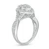 Thumbnail Image 2 of Previously Owned - 1 CT. T.W. Composite Pear Diamond Frame Twist Shank Engagement Ring in 10K White Gold
