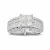 Thumbnail Image 0 of Previously Owned - 2-3/4 CT. T.W. Princess-Cut Composite Diamond Ring in 14K White Gold