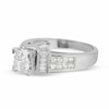 Thumbnail Image 3 of Previously Owned - 1-3/8 CT. T.W. Princess-Cut Composite Diamond Ring in 14K White Gold