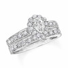 Thumbnail Image 0 of Previously Owned - 2 CT. T.W. Pear-Shaped Diamond Bridal Set in 14K White Gold