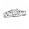 Thumbnail Image 1 of Previously Owned - 1/2 CT. T.W. Quad Princess Diamond Ring in 14K White Gold