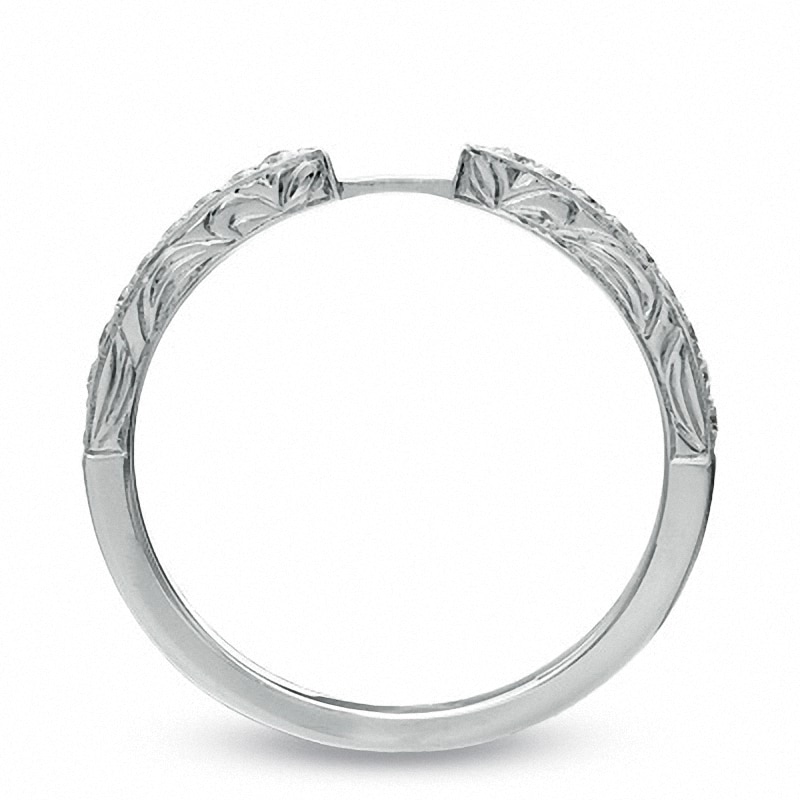 Main Image 4 of Previously Owned - Celebration Lux® 1 CT. T.W. Diamond Framed Bridal Set in 18K White Gold (I/SI2)
