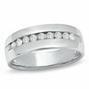 Thumbnail Image 1 of Previously Owned - 1 CT. T.W. Diamond Wedding Band in 14K White Gold