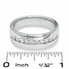 Thumbnail Image 3 of Previously Owned - 1 CT. T.W. Diamond Wedding Band in 14K White Gold