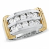 Thumbnail Image 1 of Previously Owned - 1 CT. T.W. Diamond Double Row Band in 10K Two-Tone Gold