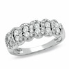 Thumbnail Image 1 of Previously Owned - 1/2 CT. T.W. Diamond Swirl Band in 10K White Gold