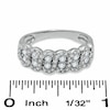Thumbnail Image 2 of Previously Owned - 1/2 CT. T.W. Diamond Swirl Band in 10K White Gold