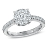 Thumbnail Image 1 of Previously Owned - 5/8 CT. T.W. Diamond Composite Engagement Ring in 10K White Gold