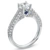 Previously Owned - Vera Wang Love Collection 1-1/2 CT. T.W. Princess-Cut Diamond Engagement Ring in 14K White Gold