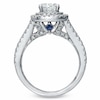 Thumbnail Image 1 of Previously Owned - Vera Wang Love Collection 2 CT. T.W. Diamond Frame Split Shank Engagement Ring in 14K White Gold