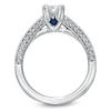 Thumbnail Image 1 of Previously Owned - Vera Wang Love Collection 7/8 CT. T.W. Princess-Cut Diamond Engagement Ring in 14K White Gold