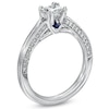 Thumbnail Image 2 of Previously Owned - Vera Wang Love Collection 7/8 CT. T.W. Princess-Cut Diamond Engagement Ring in 14K White Gold