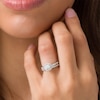 Thumbnail Image 3 of Previously Owned - 2 CT. T.W. Diamond Frame Bridal Set in 14K White Gold
