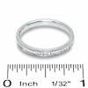 Thumbnail Image 3 of Previously Owned - 1/4 CT. T.W. Princess-Cut and Baguette Diamond Band in 14K White Gold