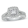 Thumbnail Image 1 of Previously Owned - Vera Wang Love Collection 1-1/3 CT. T.W. Diamond Split Shank Engagement Ring in 14K White Gold