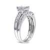 Thumbnail Image 1 of Previously Owned - 1 CT. T.W. Quad Princess-Cut Diamond Bridal Set in 14K White Gold
