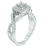 Thumbnail Image 1 of Previously Owned - Celebration Lux® 1 CT. T.W. Princess-Cut Diamond Engagement Ring in 14K White Gold (I/SI2)