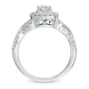 Thumbnail Image 2 of Previously Owned - Celebration Lux® 1 CT. T.W. Princess-Cut Diamond Engagement Ring in 14K White Gold (I/SI2)
