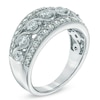 Previously Owned - 1 CT. T.W. Diamond Vintage-Style Seven Stone Ring in 14K White Gold