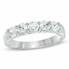 Thumbnail Image 1 of Previously Owned - Celebration Grand® 1 CT. T.W. Diamond Five Stone Anniversary Band in 14K White Gold (H-I/I1)