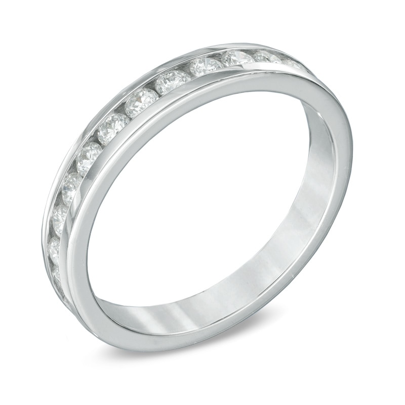 Main Image 2 of Previously Owned - 1/2 CT. T.W. Diamond Band in 10K White Gold