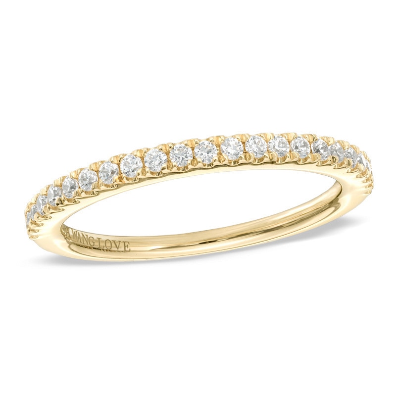 Previously Owned - Vera Wang Love Collection 1/4 CT. T.W. Diamond Wedding Band in 14K Gold