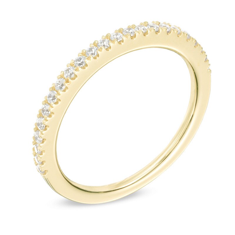 Previously Owned - Vera Wang Love Collection 1/4 CT. T.W. Diamond Wedding Band in 14K Gold