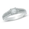 Thumbnail Image 1 of Previously Owned - 1/2 CT. T.W. Princess-Cut Diamond Split Shank Engagement Ring in 10K White Gold