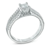 Thumbnail Image 2 of Previously Owned - 1/2 CT. T.W. Princess-Cut Diamond Split Shank Engagement Ring in 10K White Gold