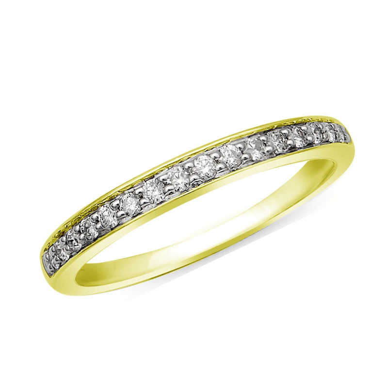 Main Image 3 of Previously Owned - 1 CT. T.W. Diamond Cluster Frame Bridal Set in 10K Gold