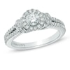 Thumbnail Image 0 of Previously Owned - Vera Wang Love Collection 3/4 CT. T.W. Diamond Collar Engagement Ring in 14K White Gold
