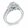 Thumbnail Image 1 of Previously Owned - Vera Wang Love Collection 3/4 CT. T.W. Diamond Collar Engagement Ring in 14K White Gold