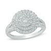 Thumbnail Image 0 of Previously Owned - 1 CT. T.W. Composite Diamond Double Frame Engagement Ring in 10K White Gold