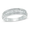 Thumbnail Image 0 of Previously Owned - Men's 1/2 CT. T.W. Diamond Wedding Band in 10K White Gold