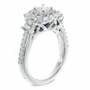 Thumbnail Image 2 of Previously Owned - Vera Wang Love Collection 1-1/5 CT. T.W. Princess-Cut Diamond Engagement Ring in 14K White Gold