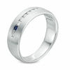 Thumbnail Image 2 of Previously Owned - Vera Wang Men's 1/4 CT. T.W. Diamond Wedding Band in 14K White Gold