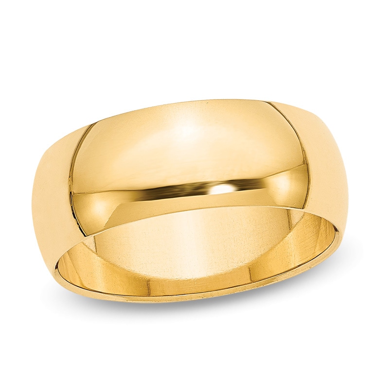 Previously Owned - Men's 8.0mm Wedding Band in 14K Gold