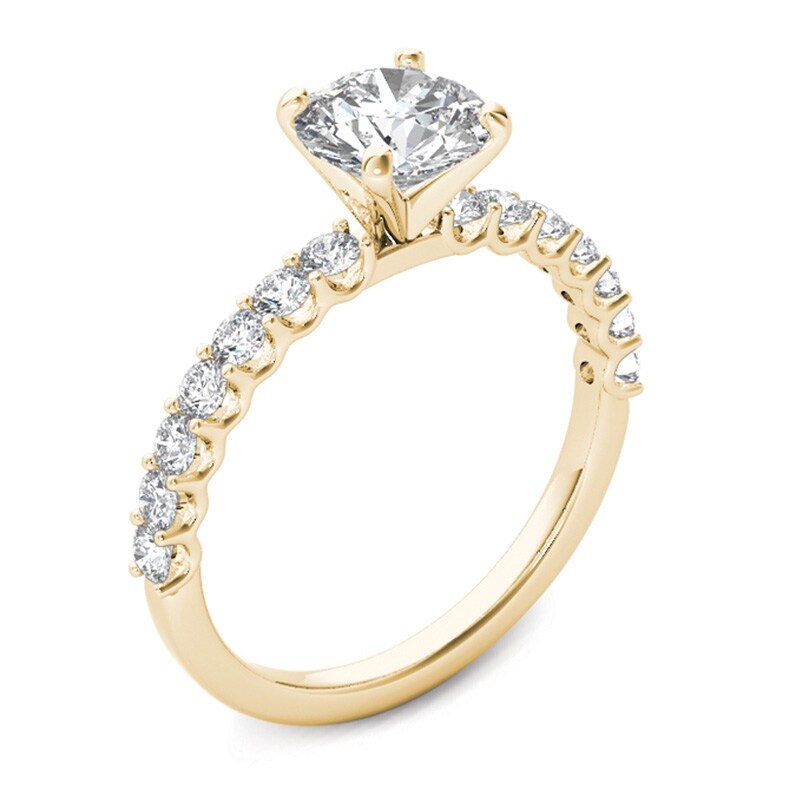 Main Image 2 of Previously Owned - 1 CT. T.W. Diamond Engagement Ring in 14K Gold