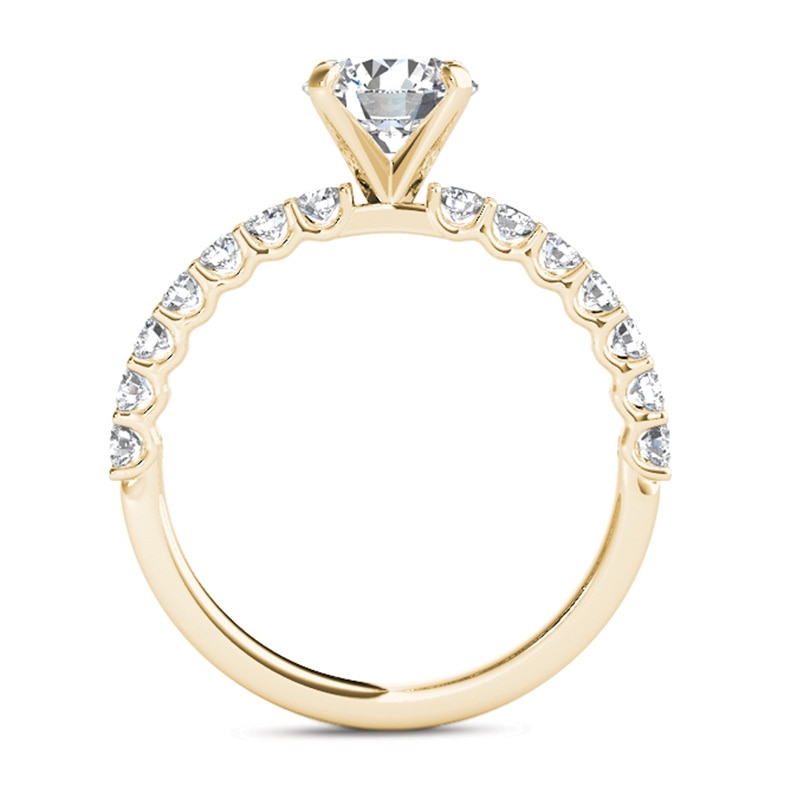 Main Image 3 of Previously Owned - 1 CT. T.W. Diamond Engagement Ring in 14K Gold