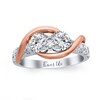 Thumbnail Image 0 of Previously Owned - Ever Us® 1-1/2 CT. T.W. Two-Stone Diamond Swirl Band in 14K Two-Tone Gold