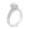 Thumbnail Image 1 of Previously Owned - 1-1/5 CT. T.W. Pear-Shaped Diamond Frame Bridal Set in 14K White Gold (I/SI2)