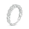 Thumbnail Image 1 of Previously Owned - 1/2 CT. T.W. Diamond Wave Band in 14K White Gold