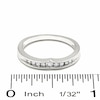 Thumbnail Image 3 of Previously Owned - 1/10 CT. T.W. Diamond Contoured Wedding Band in 14K White Gold