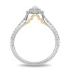 Thumbnail Image 2 of Previously Owned - Enchanted Disney Jasmine 3/4 CT. T.W. Marquise Diamond Engagement Ring in 14K Two-Tone Gold