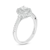 Thumbnail Image 2 of Previously Owned - Marilyn Monroe™ Collection 5/8 CT. T.W. Oval Diamond Starburst Engagement Ring in 14K White Gold